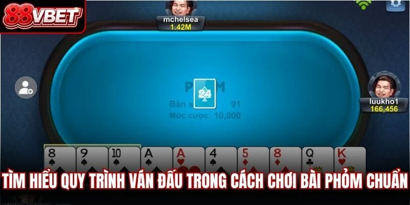 Tìm hiểu quy trình ván đấu trong cách chơi bài phỏm chuẩn